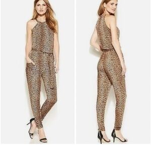 MICHAEL Michael Kors Leopard Print Jumpsuit